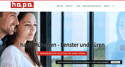 Desktop Screenshot of hapa-muc.de